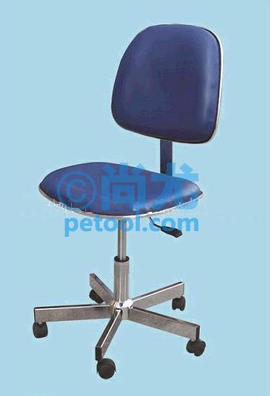 国产带包边蓝色包皮工作椅(H:450-570mm)