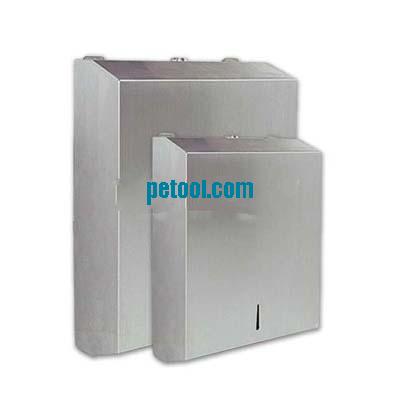 国产不锈钢擦手纸盒(L290*W100*H380/260mm)