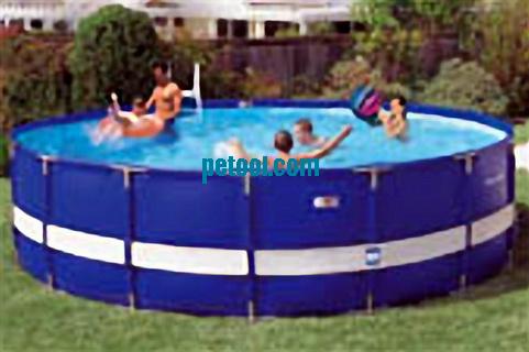 国产订制型40�O圆形充气泳池