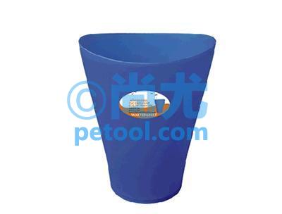 国产椭圆形广口塑料垃圾桶(L260*W158*H330mm)