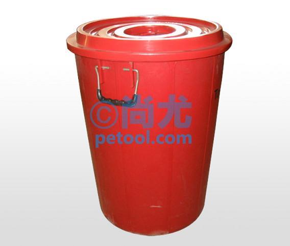 国产圆形防火垃圾桶(100L)