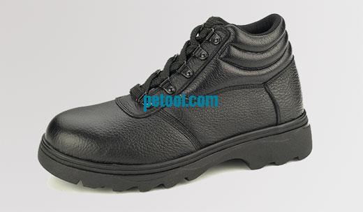 中邦黑色牛皮耐高温耐酸碱安全鞋