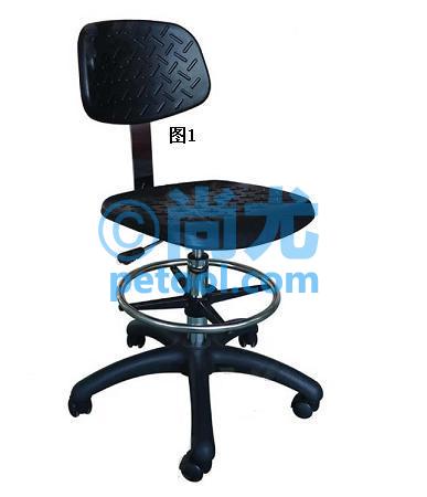 国产电镀钢板PU发泡防静电高台花纹靠背椅