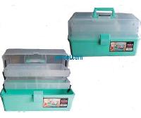 国产手提式三层塑料工具箱(L400*W220*H220mm)