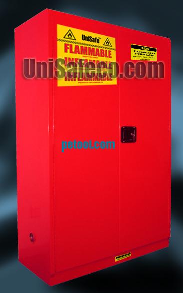 Unisafe双锁可燃液体防火安全柜(30/45/60/90加仑)