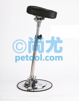 国产固定式PU皮革抗疲劳工作椅(H:640-840mm)