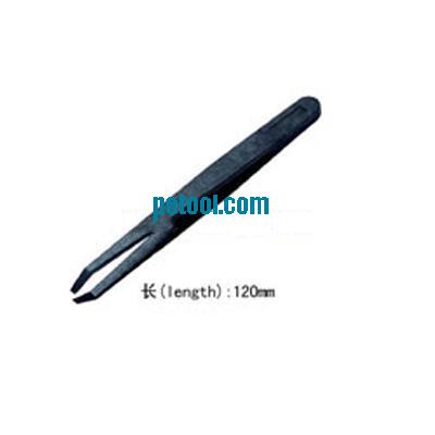 国产10级黑色防静电镊子(L120mm)