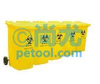国产黄色方形可移动医疗回收箱(240L)
