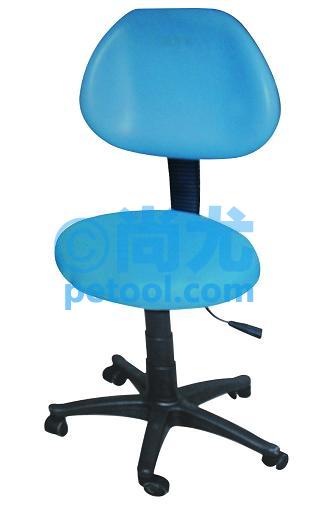 国产塑胶椅脚PU皮革工作椅