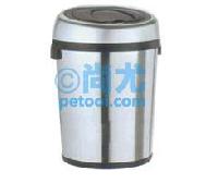 国产圆形不锈钢电子感应垃圾桶(35-80L)