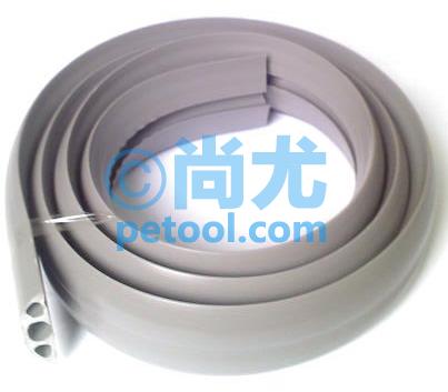 国产3孔PVC软橡胶线缆保护槽