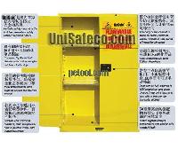 Unisafe黄色可燃液体防火安全柜(30/45/60/90加仑)