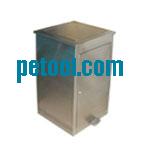 国产不锈钢方形脚踏式垃圾桶(45L-150L)