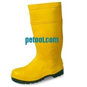 新加坡黄色PVC工业防化安全靴