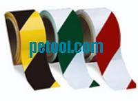 国产PVC条纹警示胶带(W50/75mm*L16/25m)