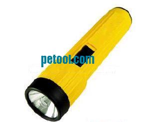 小型黄色塑料壳手电筒(电源：２Ｄ) 