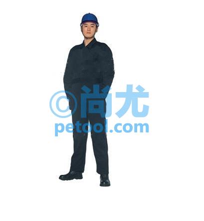 SKU:00251093,国产腈氯纶/棉混纺阻燃连身工服的照片
