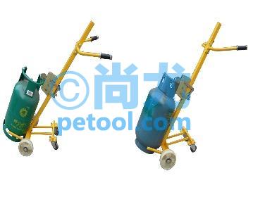 SKU:00252813,国产鹰嘴式四轮气瓶搬运车的照片
