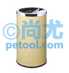 SKU:00243820,国产直投式带烟灰缸不锈钢垃圾桶的照片