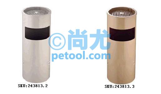 SKU:00243813,国产带烟灰缸侧投口果皮箱的照片