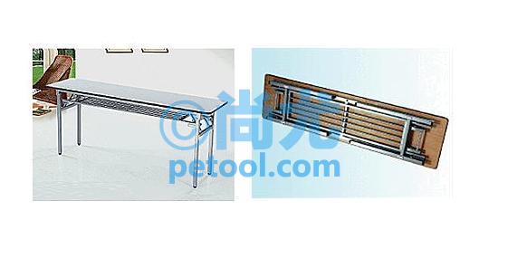 SKU:00254231,国产方管双层折叠工作桌的照片
