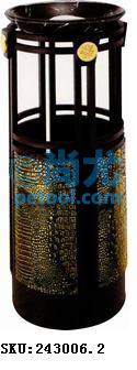SKU:00243006,国产古典式带烟灰缸圆柱形垃圾桶的照片