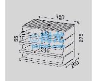 国产四层文件整理架(L350*W260*H275mm) 点击放大