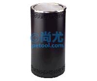 国产摇盖上投口式果皮箱(ф300*H650mm) 点击放大