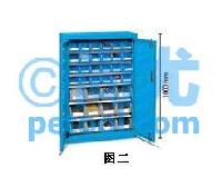 欧洲36个零件盒工具柜(L700*W270*H1000mm) 点击放大