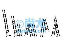 德国3*8/10/12铝合金多用途梯(5.8/6.9/8.6m) 点击放大