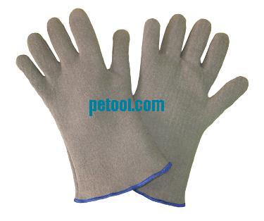 国产灰色耐高温手套(耐温达：350度)