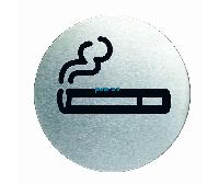 德国精制亚光不锈钢图像标示牌-吸烟区域