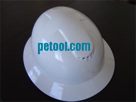 国产透气型高密度聚乙烯宽边安全帽