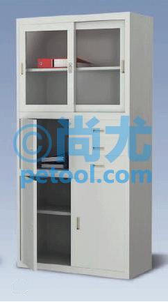 国产柜门抽屉组合式钢制文件柜(L900*W400*H1800mm)
