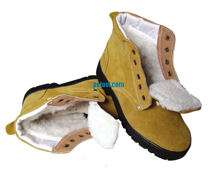 国产反绒牛皮焊工棉鞋/安全鞋